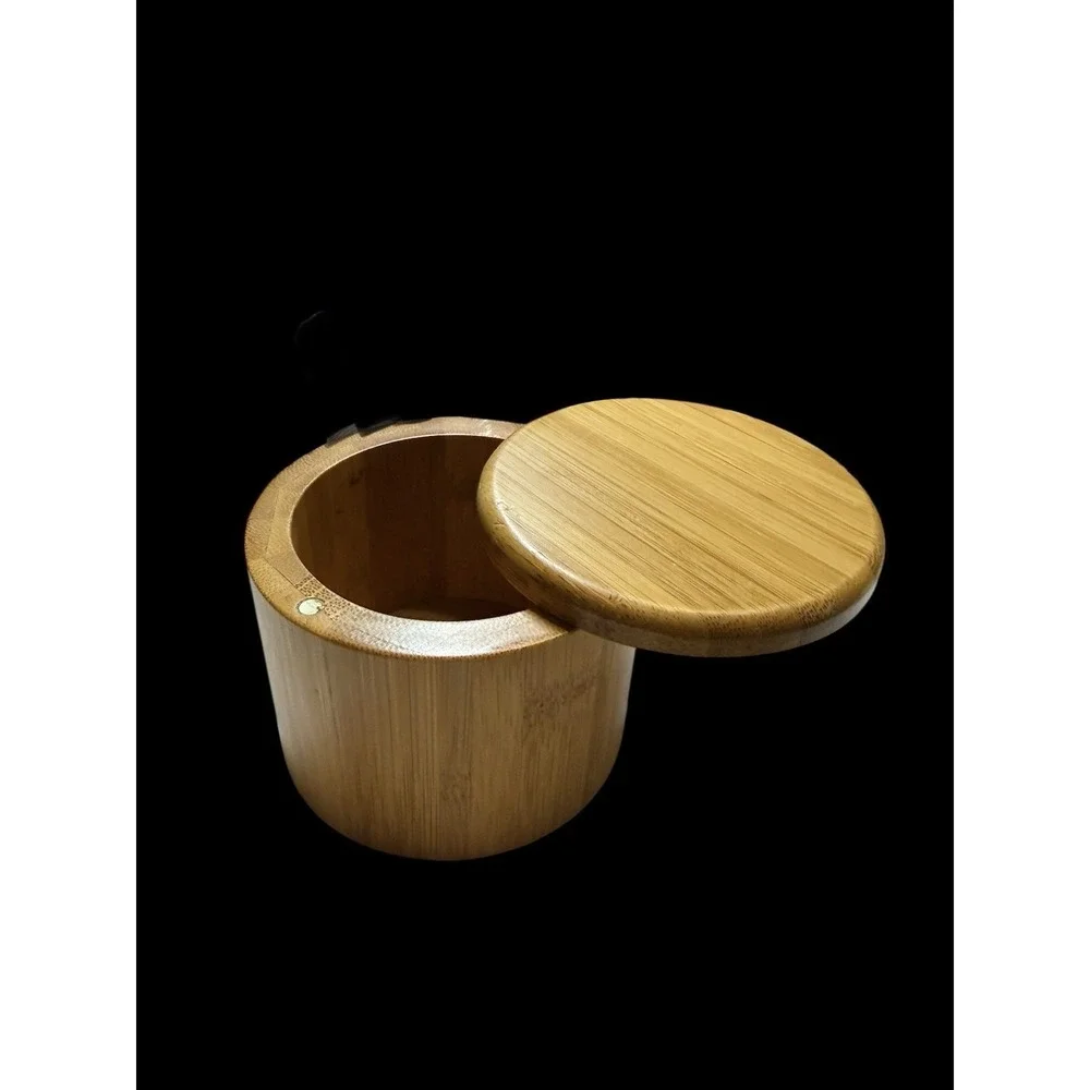 Totally Bamboo Salt Cellar with Magnetic Lid - Also Great for Herbs & Spices 6oz